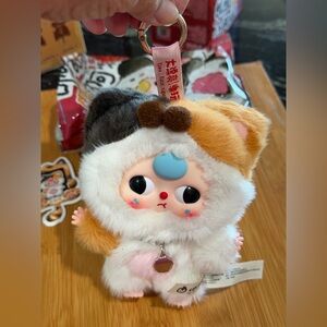 Baby 3 Plush calico Kitten Doll NIB